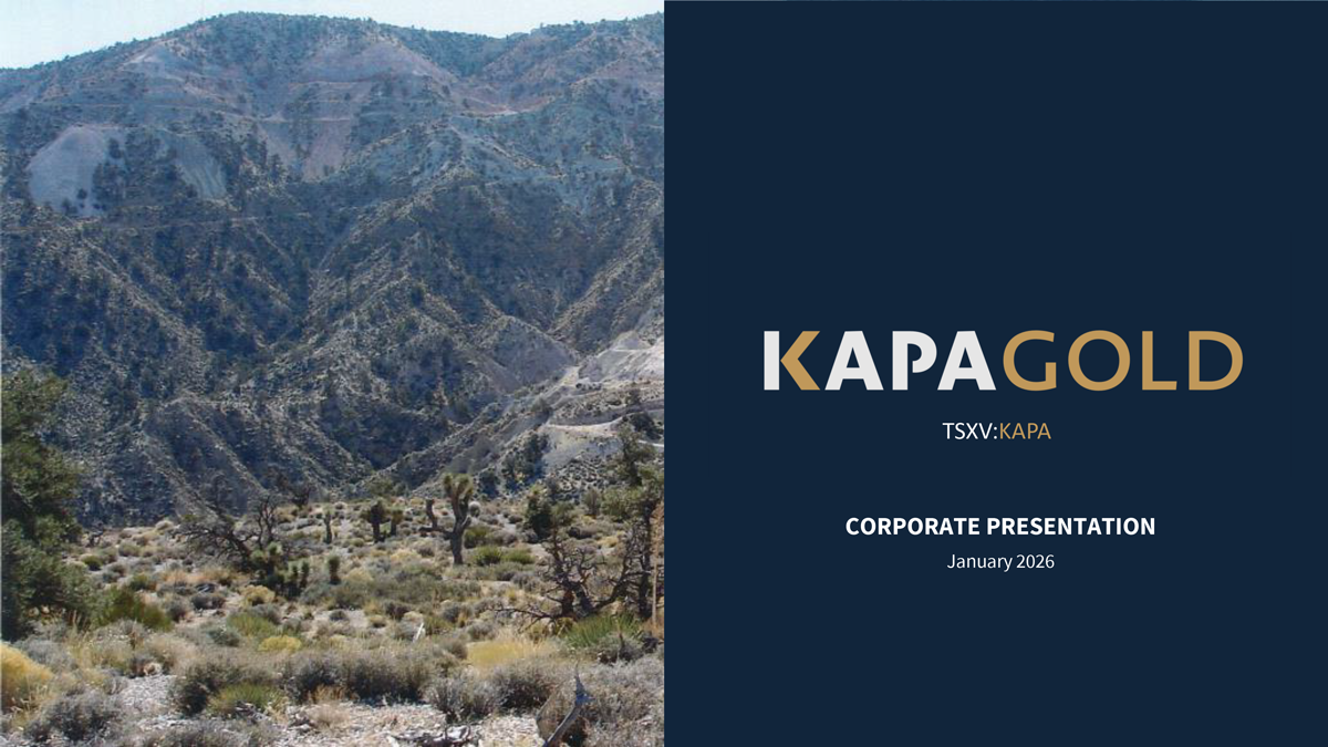 KapaGold Presentation Cover
